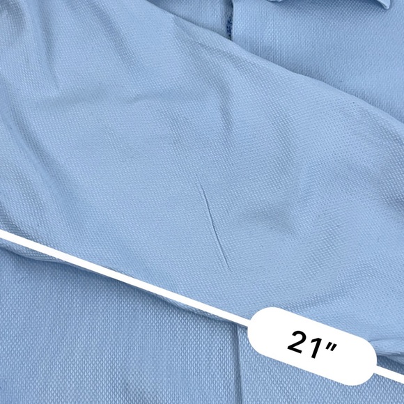 Robert Graham Button Down Mens Shirt Blue with flowered accents Size XL - Picture 8 of 15